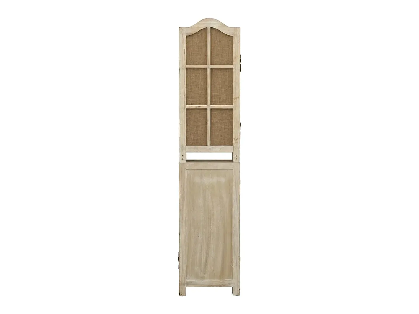 Hot Biombo de 4 paneles tela marrón 140x165 cm ES240426 Marru00f3n