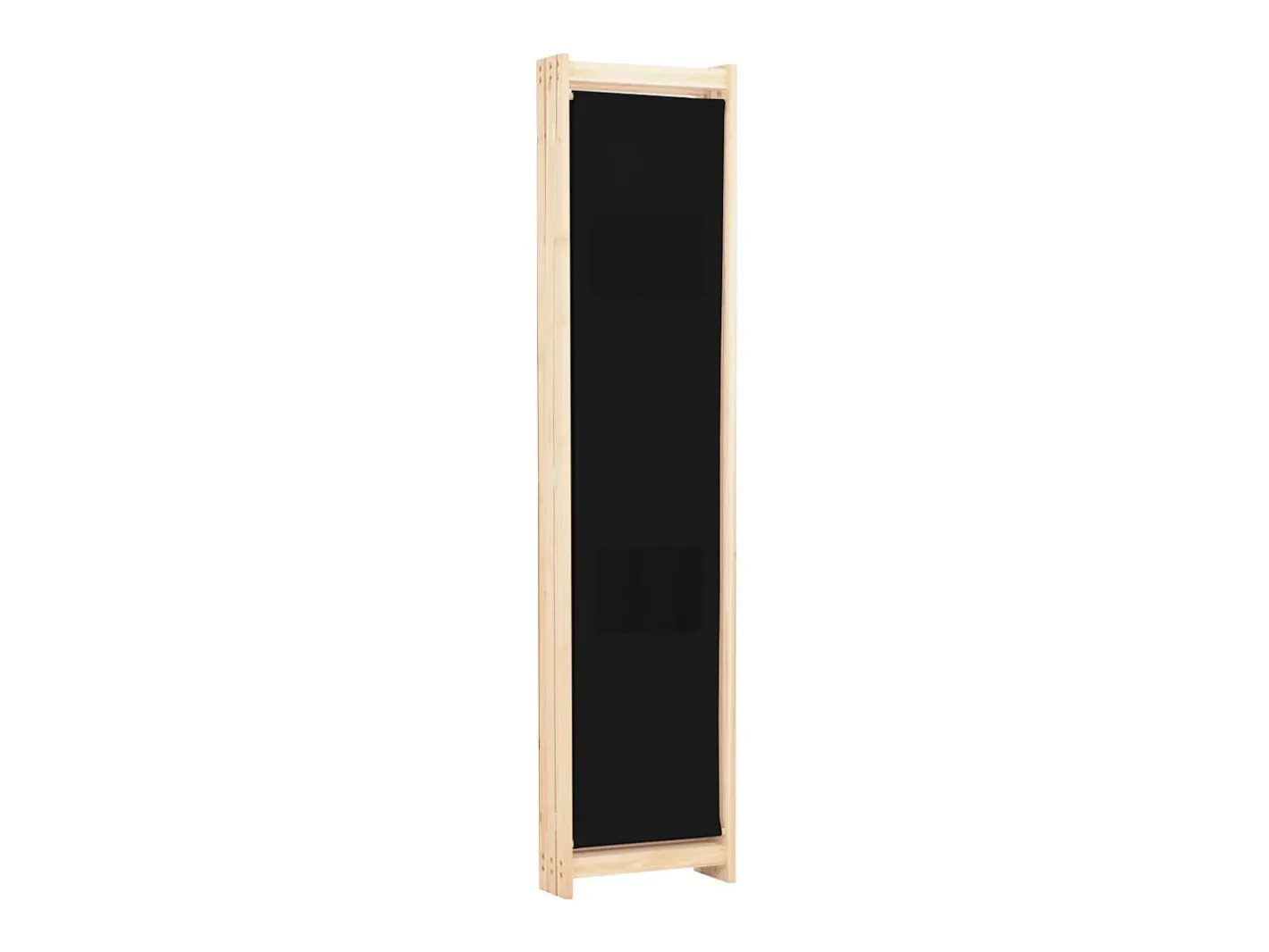 Biombo divisor 3 paneles de tela 120x170x4 cm ES968289 Negro Clearance