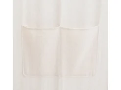 Biombo-Biombo divisor 5 paneles de tela 200x170x4 cm ES313625 Crema