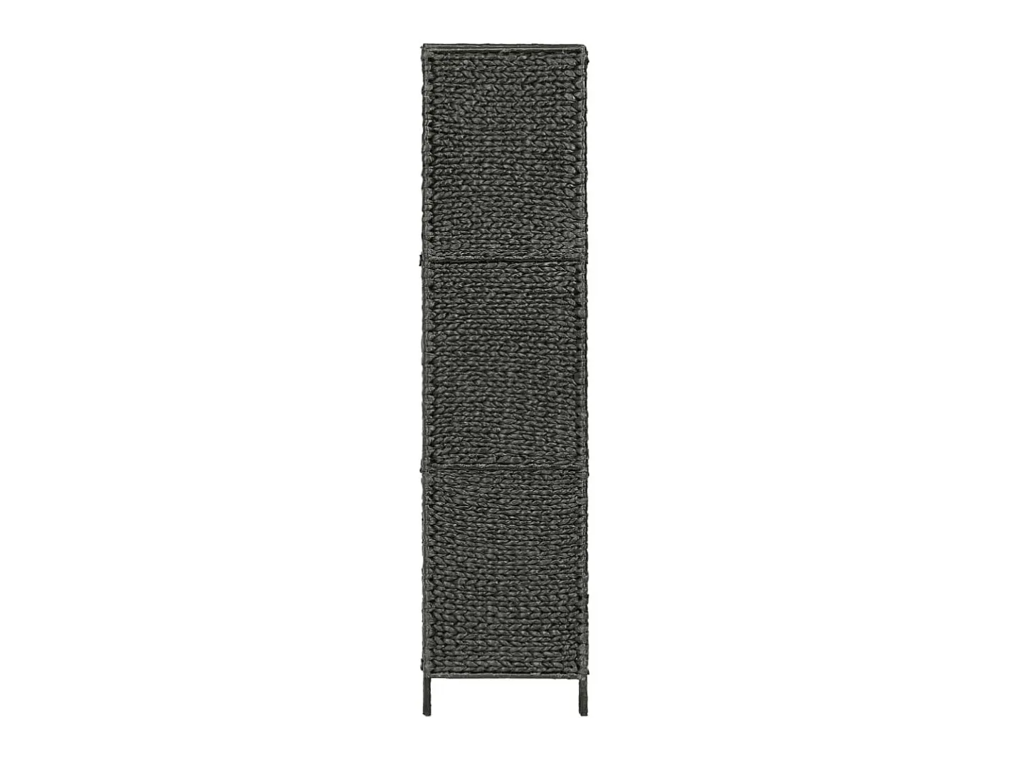 Outlet Biombo divisor 5 paneles jacinto de agua 193x160 cm ES337784 Negro