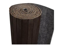 Clearance Biombo divisor bambú marrón oscuro 250x165 cm ES992615 Marru00f3n