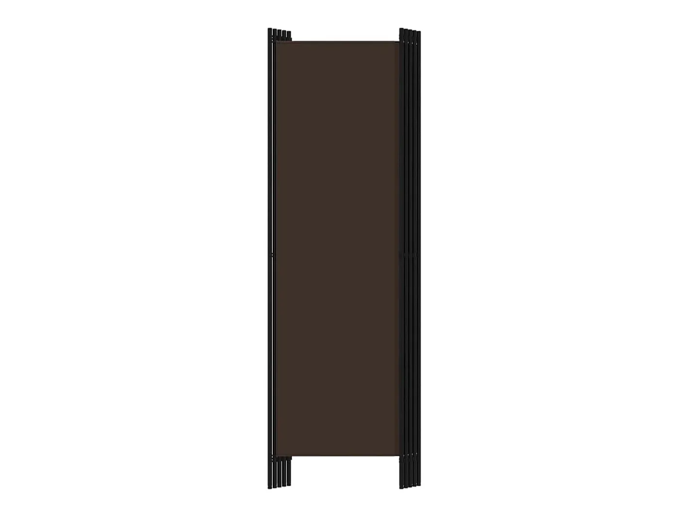 Biombo-Biombo divisor de 5 paneles marrón 250x180 cm ES427688 Marru00f3n