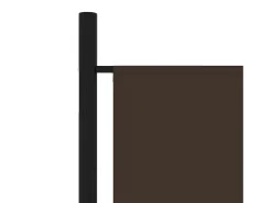 Biombo-Biombo divisor de 5 paneles marrón 250x180 cm ES427688 Marru00f3n