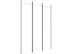 Biombo-Biombo divisor de 3 paneles de tela 150x200 cm ES986079 Blanco