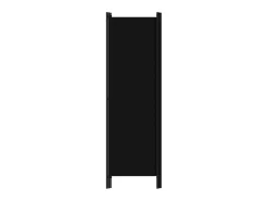 Biombo divisor de 3 paneles 150x180 cm ES795153 Negro