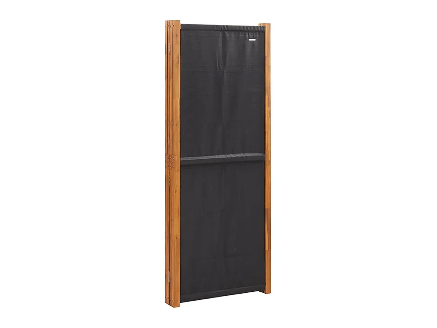Biombo-Biombo divisor de 5 paneles 350x180 cm ES831859 Negro