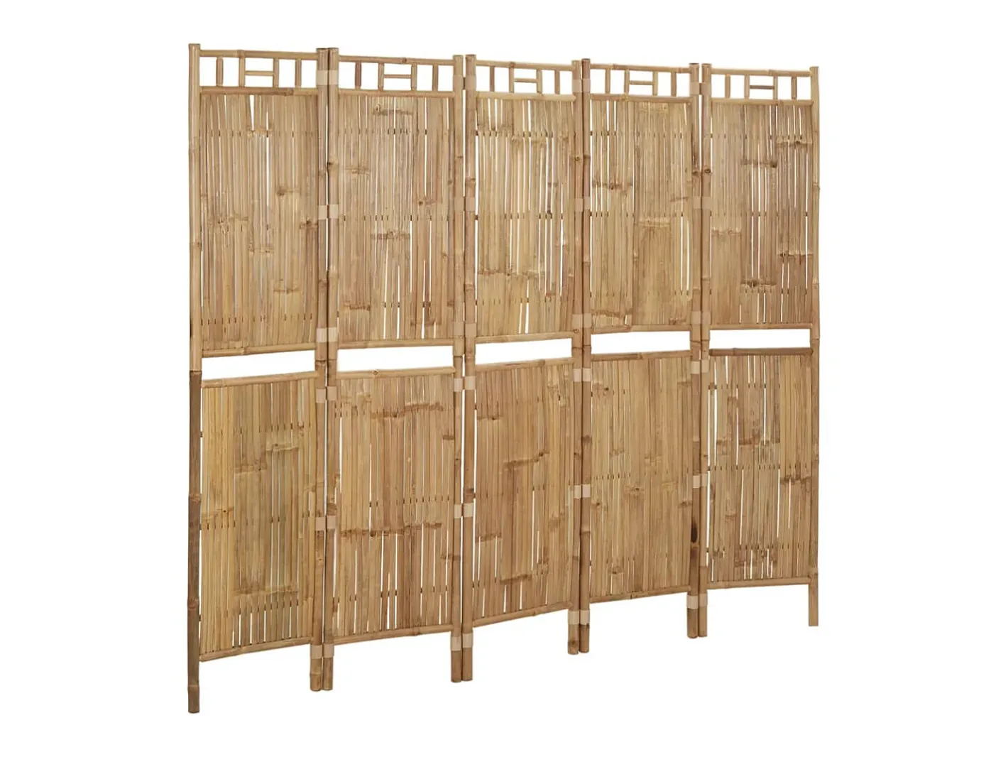 Biombo divisor de 5 paneles 200x180 cm ES688371 Marru00f3n Sale