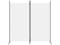 Online Biombo divisor de 2 paneles de tela 175x180 cm ES359451 Blanco