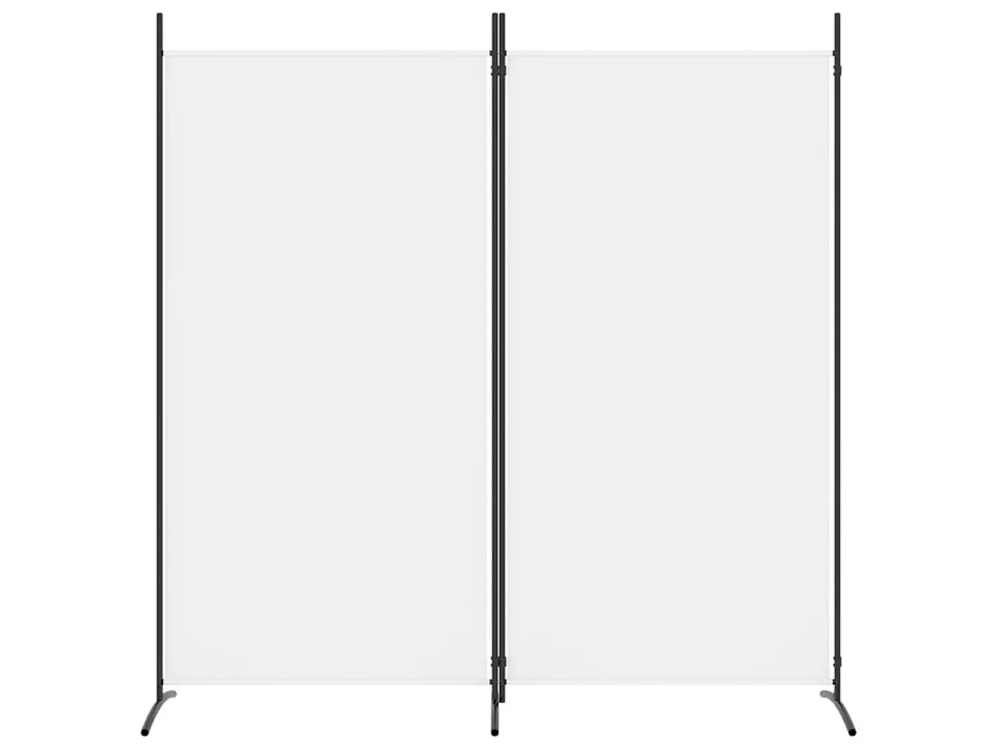 Online Biombo divisor de 2 paneles de tela 175x180 cm ES359451 Blanco