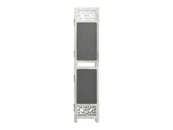 Biombo divisor de 3 paneles de tela 105x165 cm ES538932 Gris Online