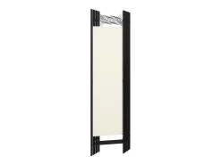 Biombo divisor de 6 paneles 240x180 cm ES233203 Blanco