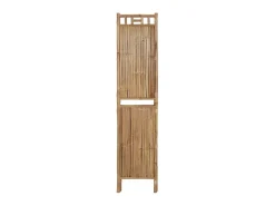 Biombo-Biombo divisor de 4 paneles 160x180 cm ES832794 Marru00f3n