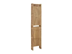 Biombo-Biombo divisor de 4 paneles 160x180 cm ES832794 Marru00f3n