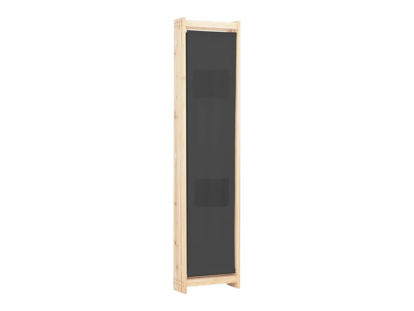 Biombo-Biombo divisor de 4 paneles de tela 160x170x4 cm ES754646 Gris