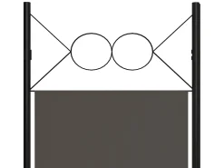 Online Biombo divisor de 5 paneles 200x180 cm ES638366 Gris antracita