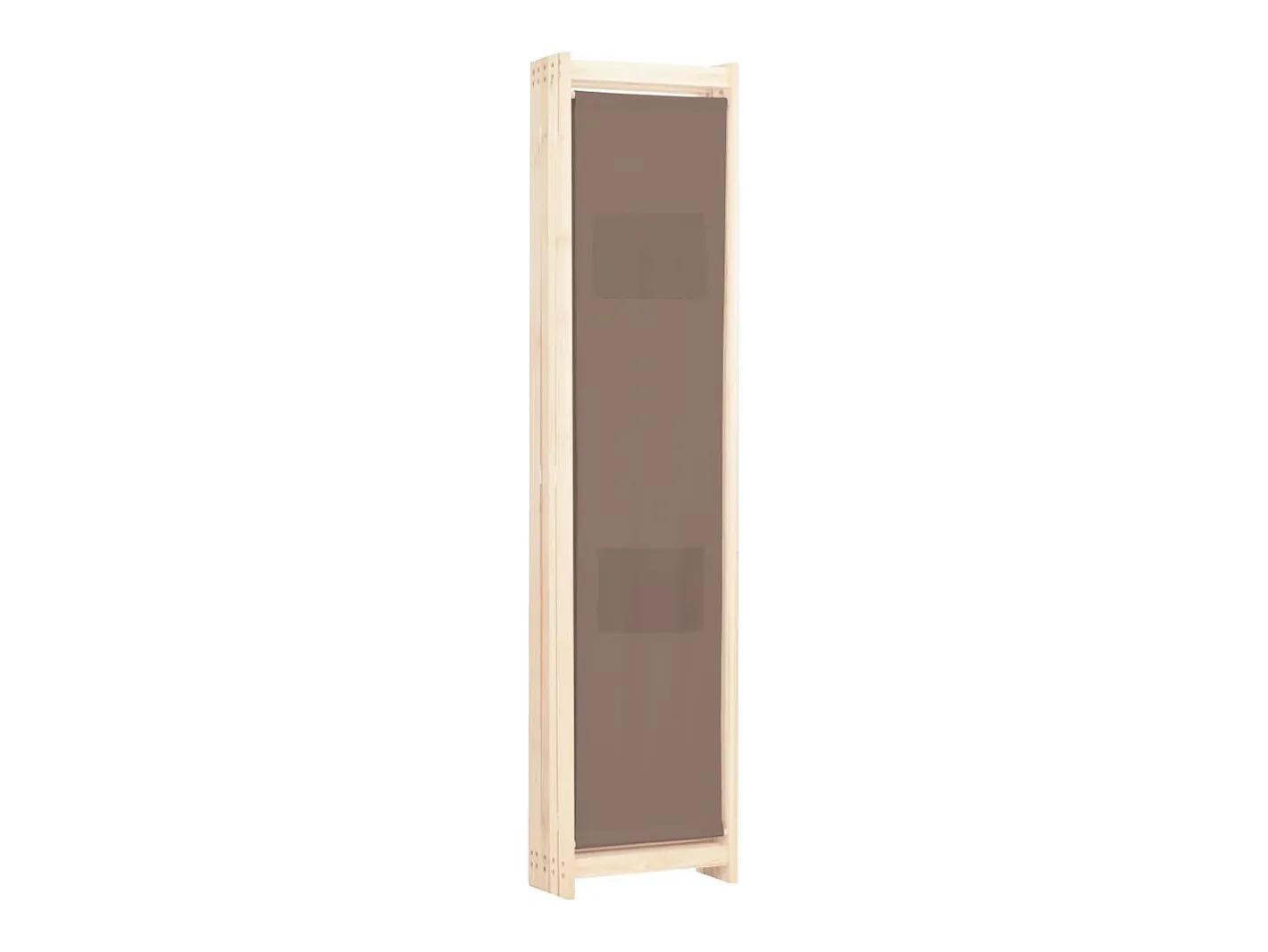 Biombo-Biombo divisor de 5 paneles de tela marrón 200x170x4 cm ES236538 Marru00f3n