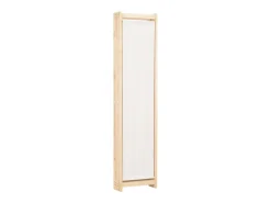 New Biombo divisor de 4 paneles de tela color 160x170x4 cm ES501179 Crema