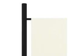 Biombo-Biombo divisor de 4 paneles 200x180 cm ES289842 Blanco