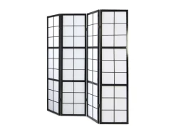 Clearance Biombo divisor de ambiente 176x175x2.2 cm Shoji Negro
