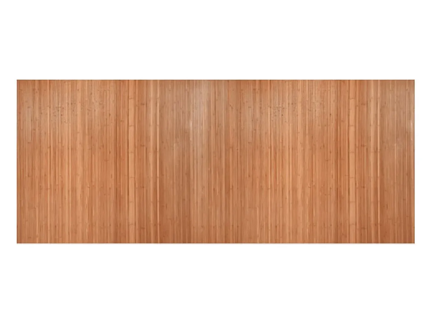 Biombo divisor de bambú color natural 165x400 cm ES425183 Marru00f3n New