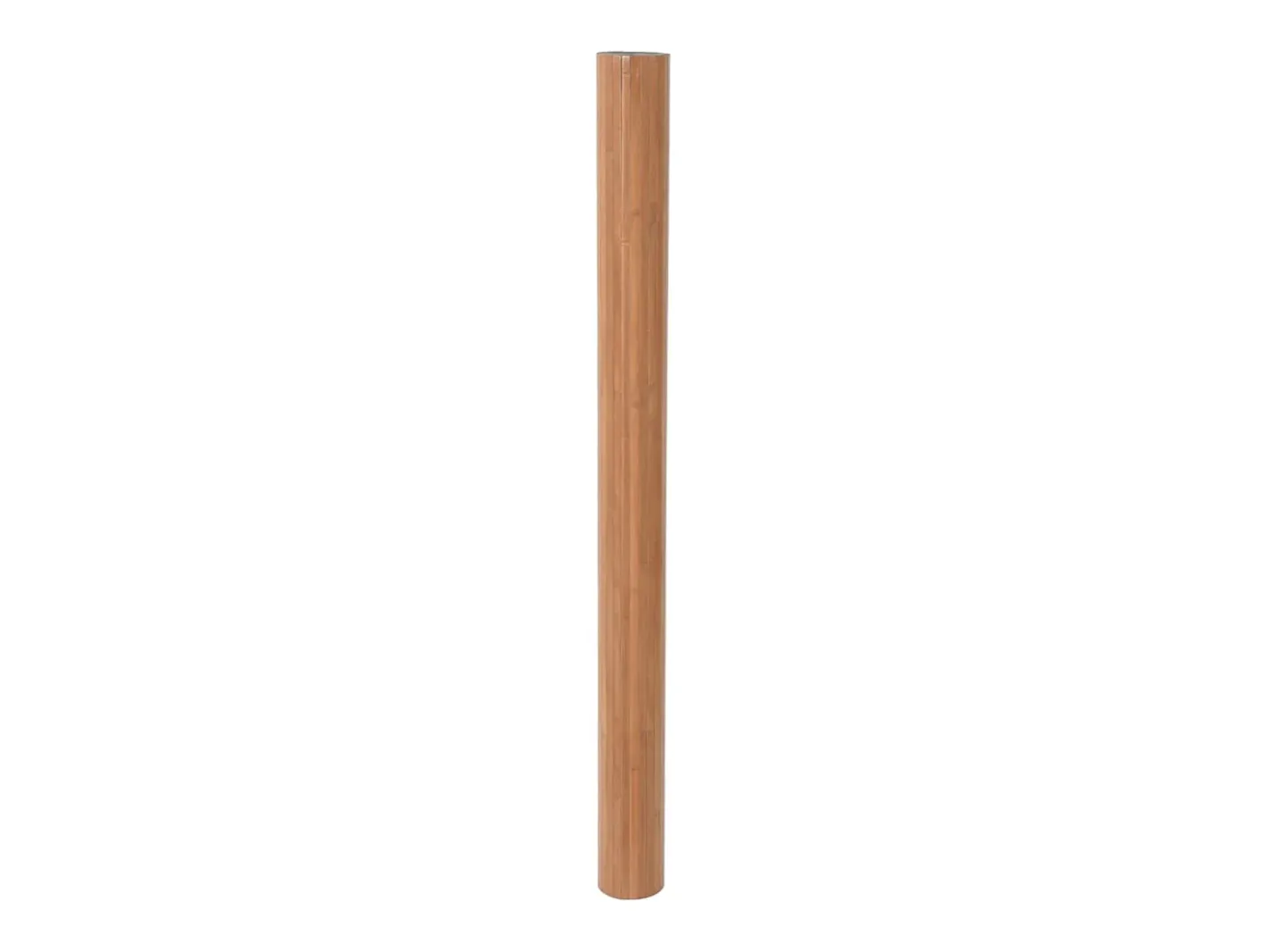 Biombo divisor de bambú color natural 165x400 cm ES425183 Marru00f3n New