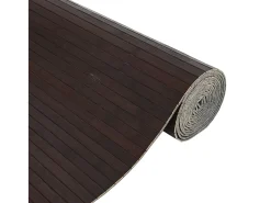 Biombo-Biombo divisor de bambú marrón oscuro 165x400 cm ES834238 Marru00f3n
