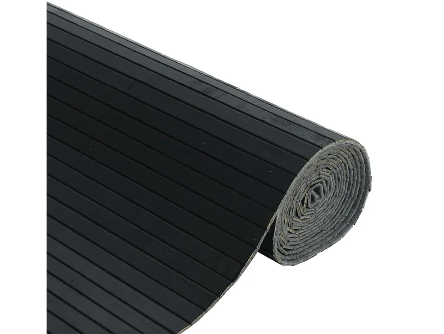 New Biombo divisor de bambú 165x400 cm ES388602 Negro