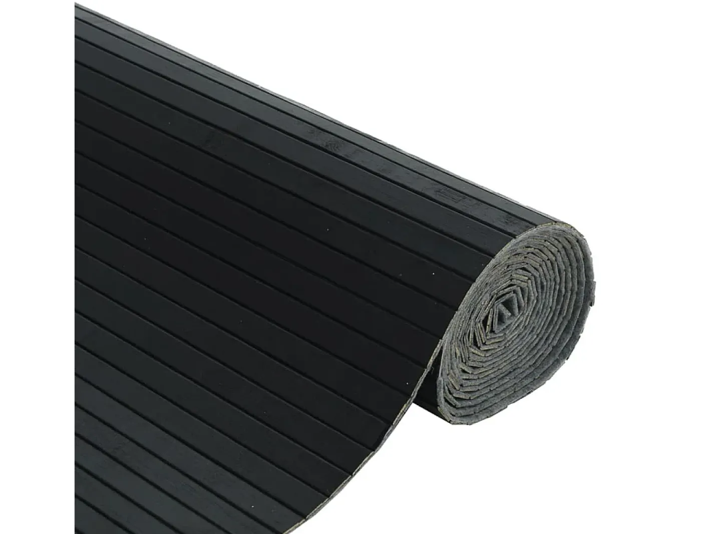 Biombo-Biombo divisor de bambú 165x600 cm ES309869 Negro