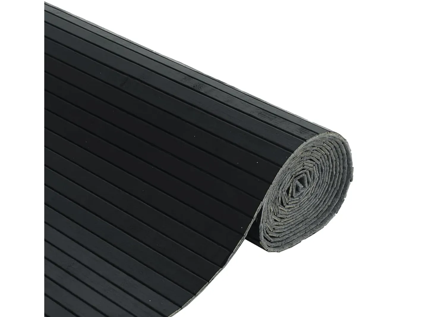 Biombo divisor de bambú 165x250 cm ES751609 Negro New