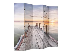 Biombo divisor plegable 200x170 cm lago ES677490 Multicolor Best