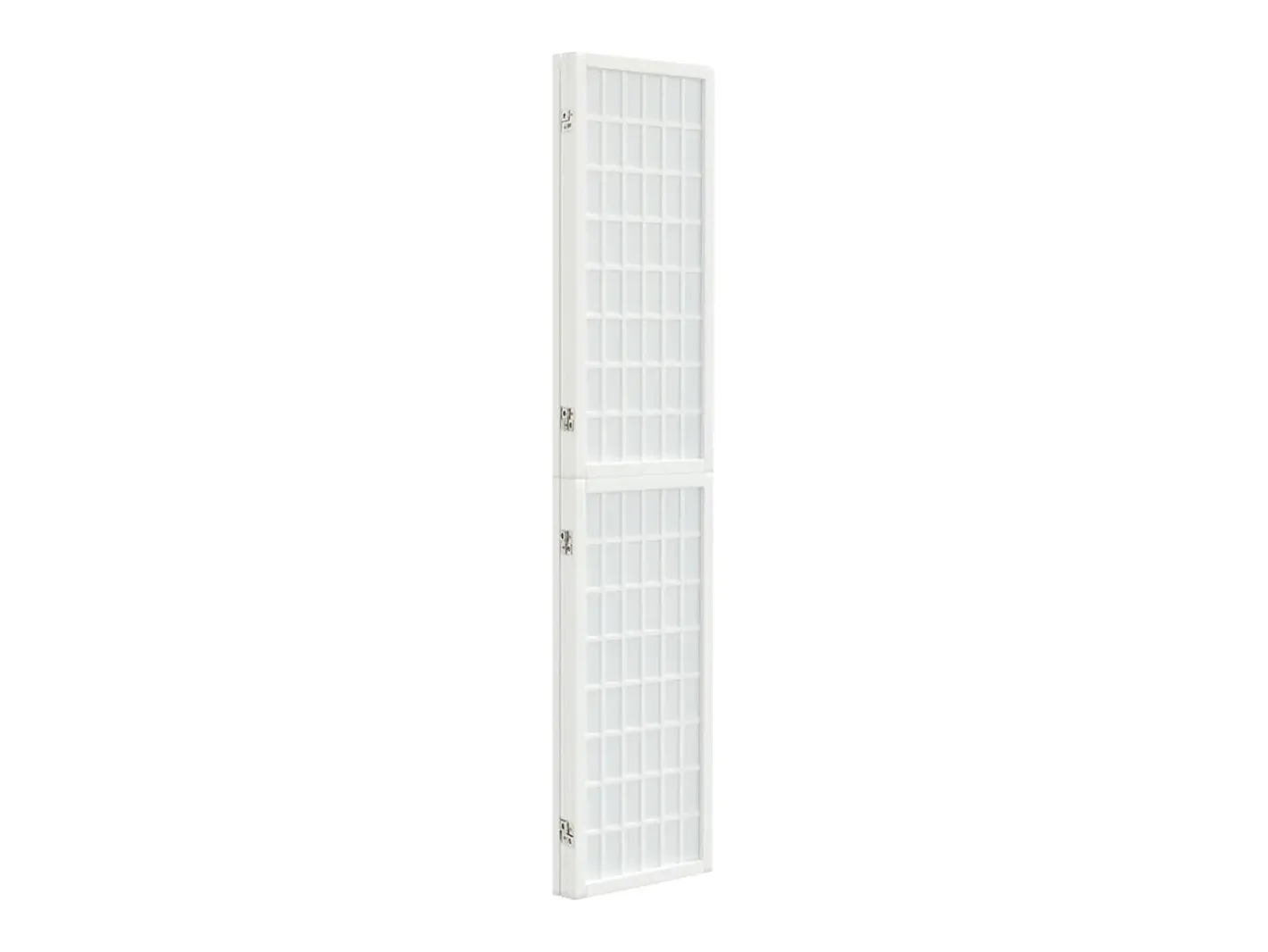 Biombo plegable con 3 paneles estilo japonés 120x170 cm ES815962 Blanco Outlet