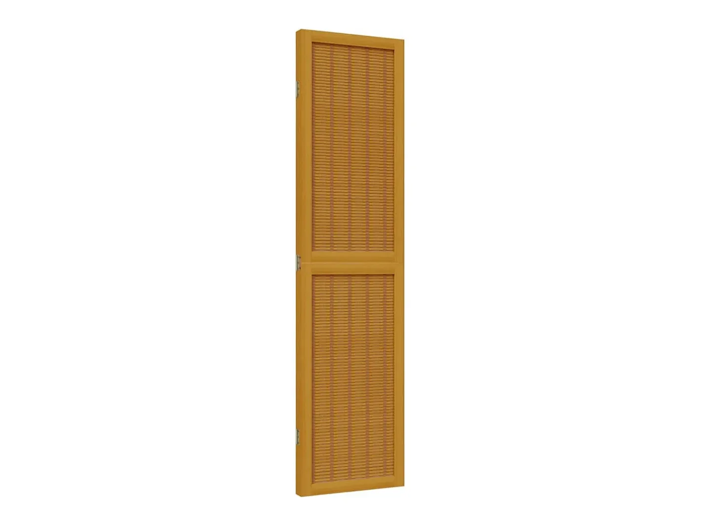 Biombo separador de 3 paneles madera maciza paulownia marrón ES861830 Marru00f3n Discount