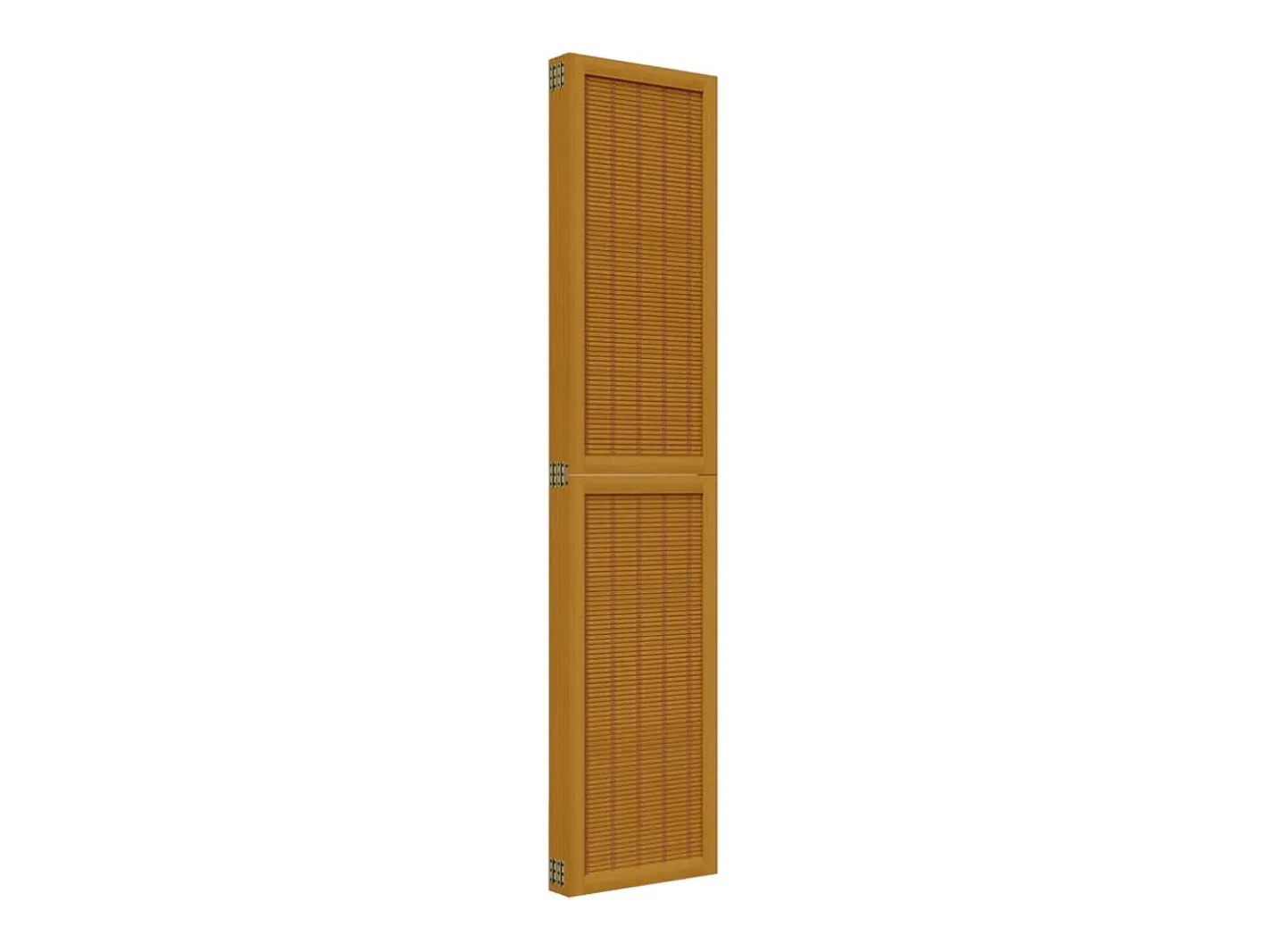 Biombo-Biombo separador de 5 paneles madera maciza paulownia marrón ES277706 Marru00f3n