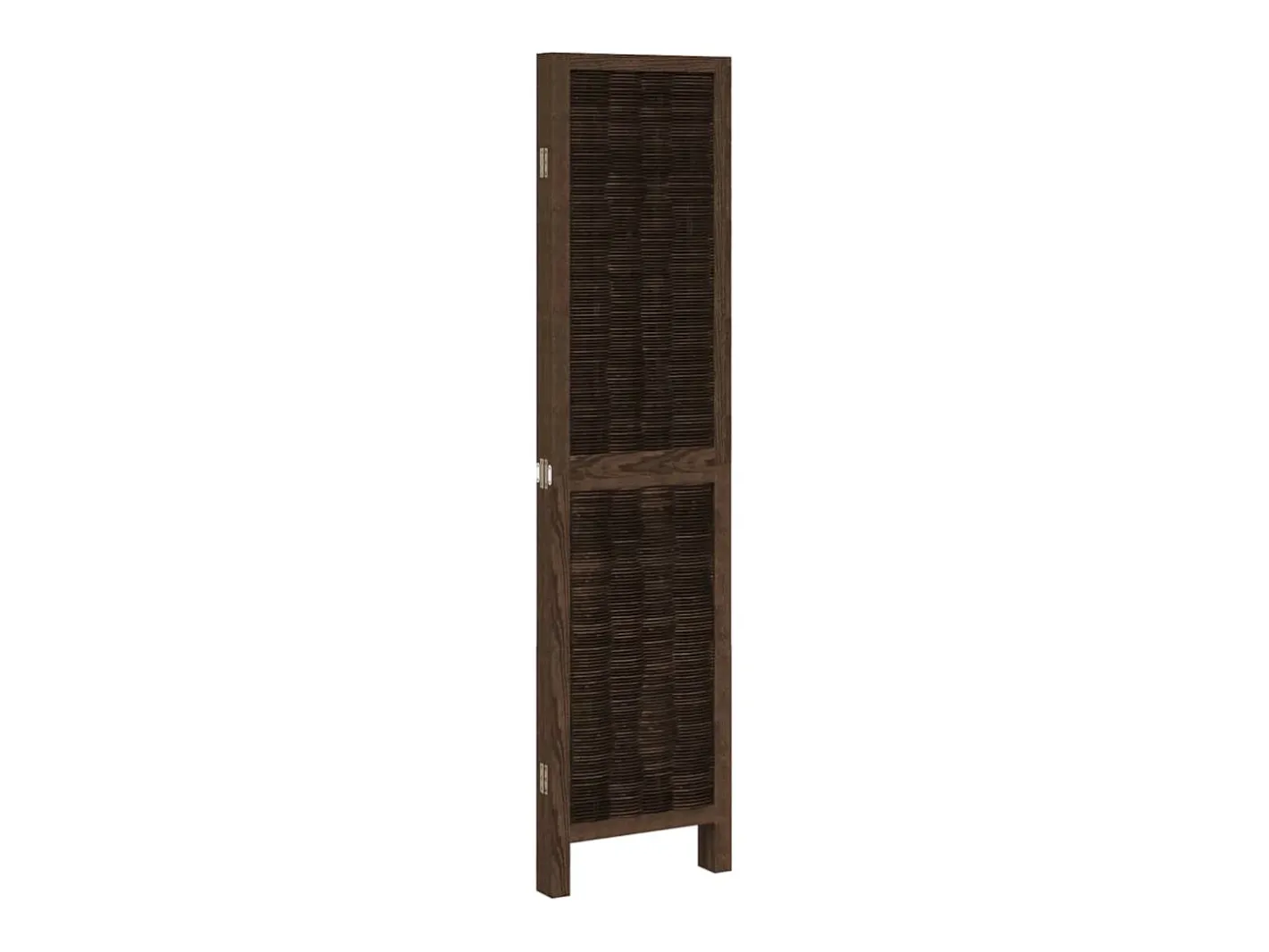 Best Biombo separador de 4 paneles madera paulownia marrón oscuro ES758115 Marru00f3n