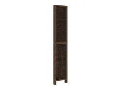 Biombo-Biombo separador de 6 paneles madera paulownia marrón oscuro ES149600 Marru00f3n