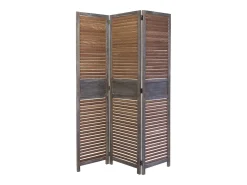 Hot Biombo 120x2x170 cm marrón Paraván Marru00f3n
