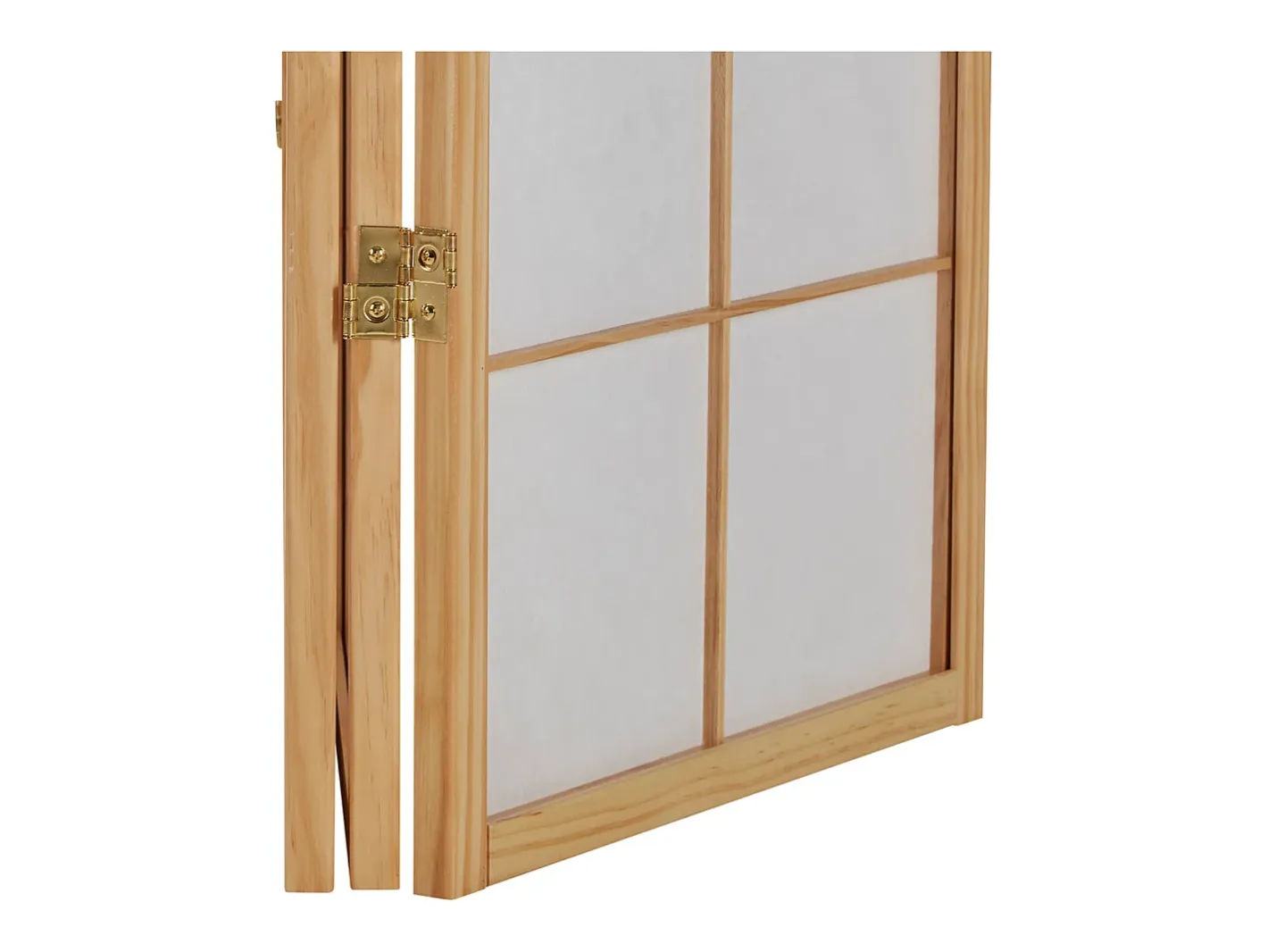 Biombo-Biombo 176x2x179 cm natural Shoji Negro / Marru00f3n
