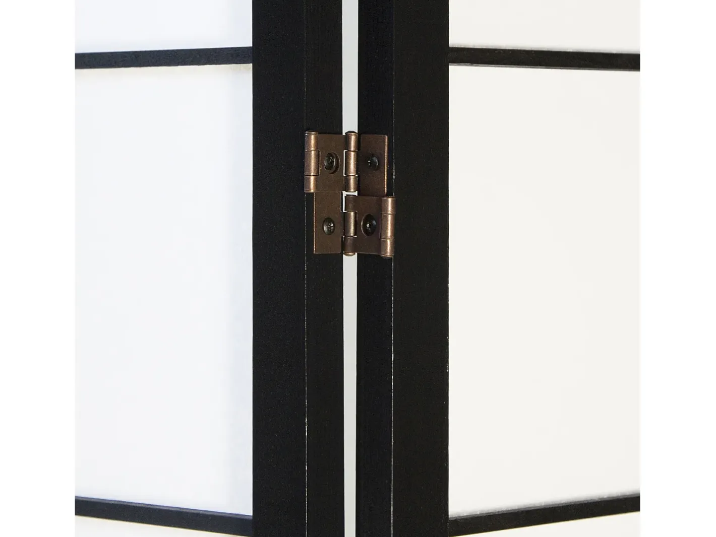 New Biombo 175x220x2.2 cm negro Shoji Negro / Blanco