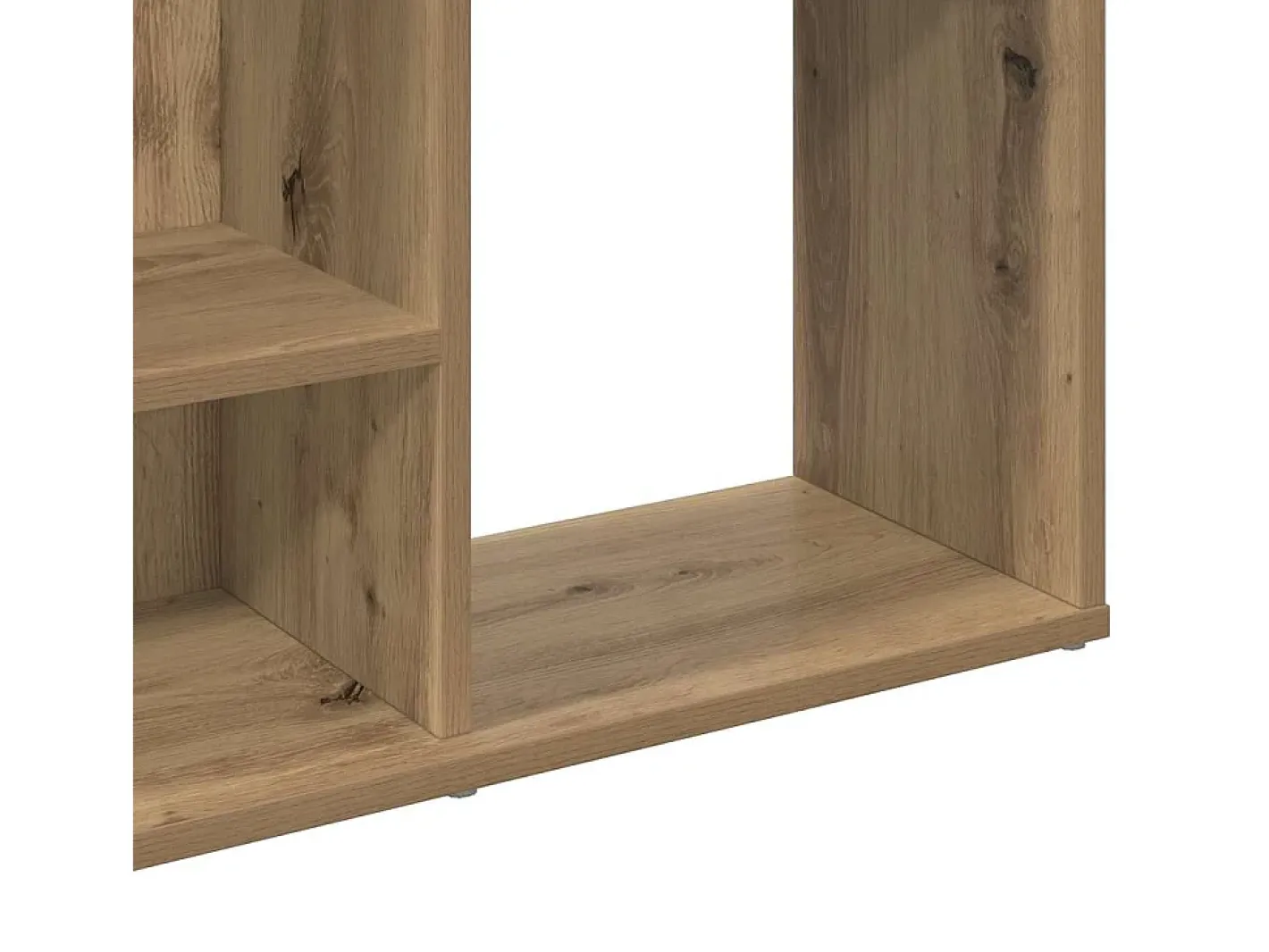 Biombo-Biombo/librería hecho a mano roble 100x24x140 cm Marru00f3n