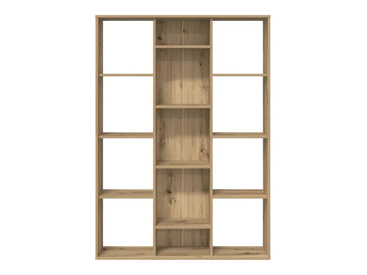 Biombo-Biombo/librería hecho a mano roble 100x24x140 cm Marru00f3n
