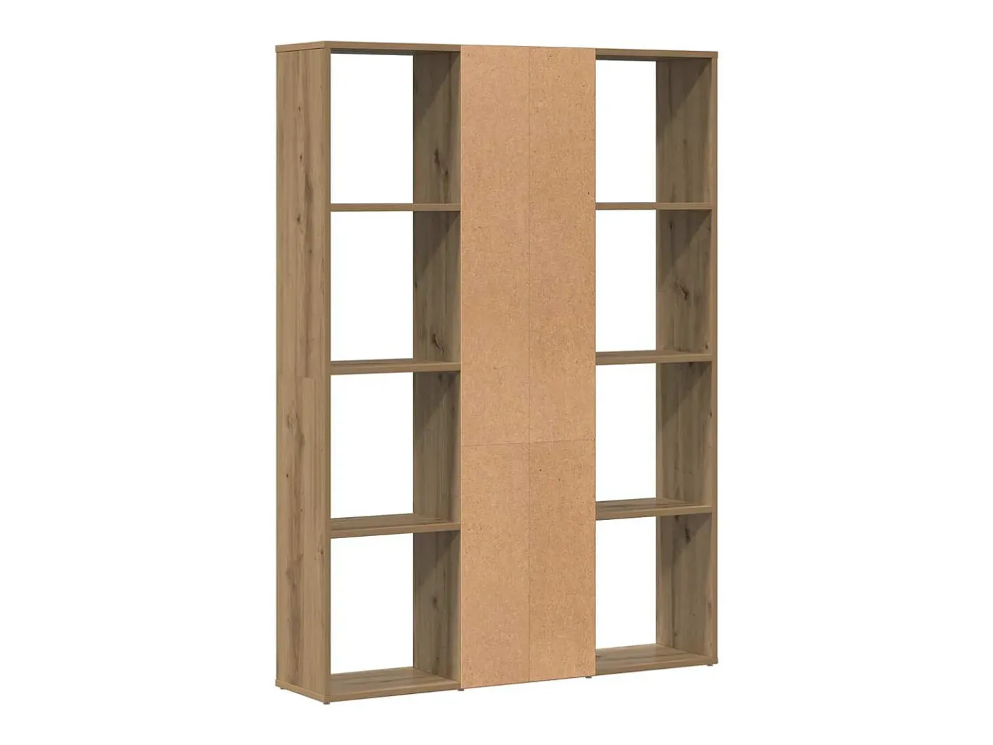Biombo-Biombo/librería hecho a mano roble 100x24x140 cm Marru00f3n