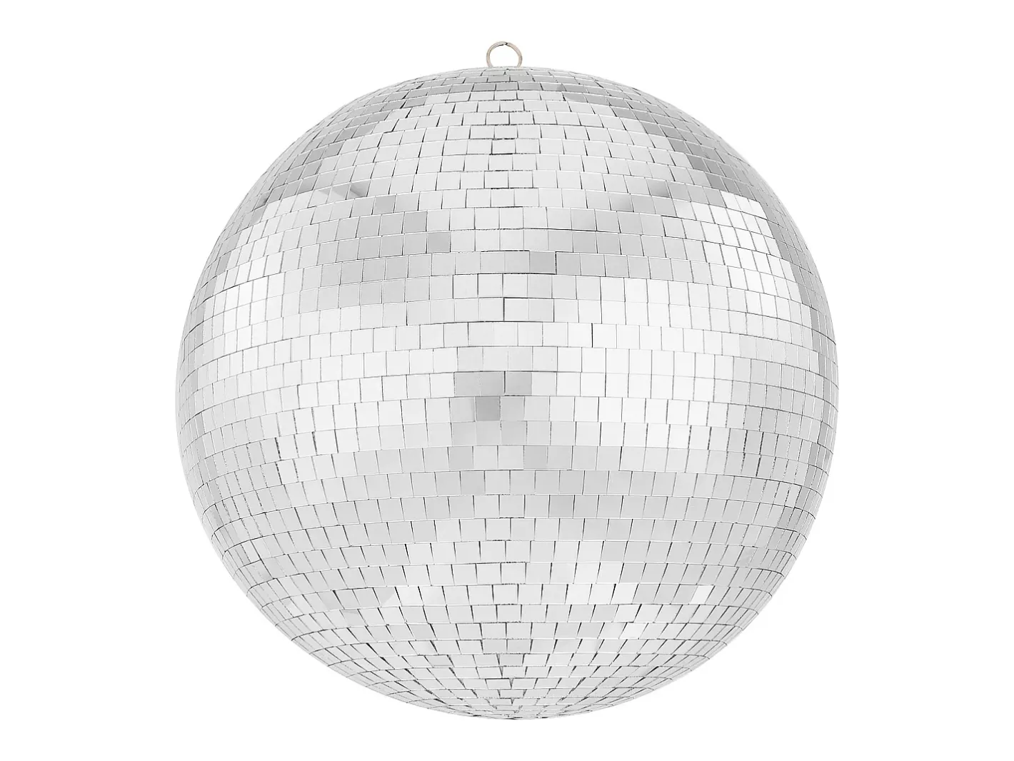 Lámpara Suspendida-Bola de Espejo Disco SucceBuy de 30 cm con Anillo de Suspensión para Fiestas, Decoración Ideal para DJ Club, Bodas, Cumpleaños, Navidad Plateado