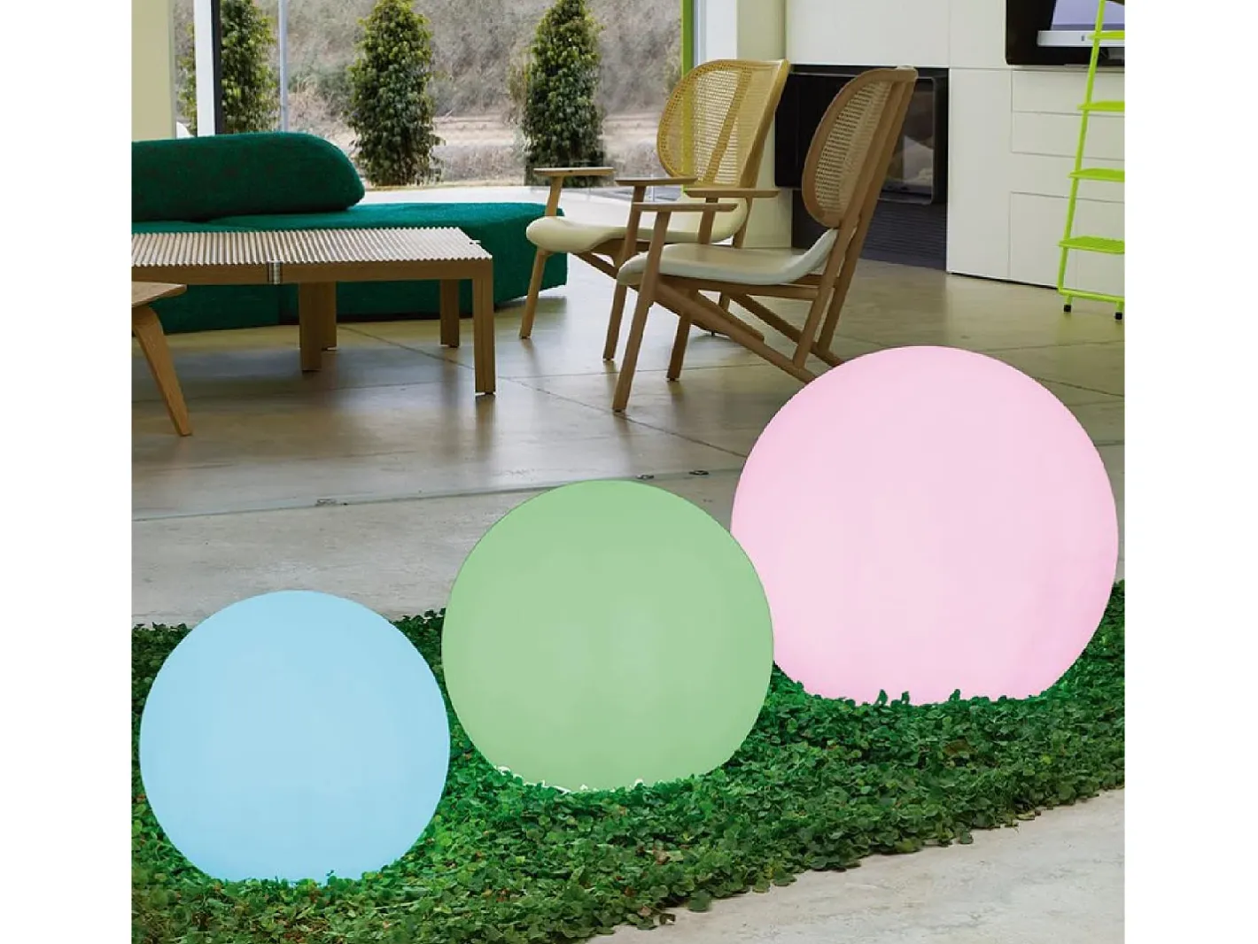 Newgarden Bola de luz de exterior Buly 50 cm Alimentación Blanco Outlet