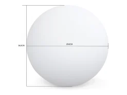 Sweeek Bola luminosa led con pilas para interior/exterior Blanco Outlet