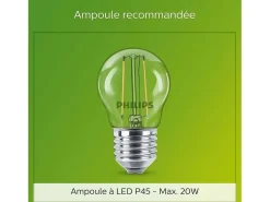 Philips Iluminación Exterior-Bolardo LED exterior metálico Utrecht de 20 W - Gris