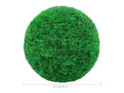 Bolas de boj artificial 2 unidades 52 cm ES178411 Verde New
