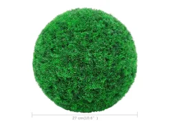Planta Artificial-Bolas de boj artificial 2 unidades 27 cm ES436017 Verde