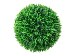 Bolas de boj artificial 2 unidades 38 cm ES950661 Verde Outlet