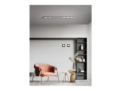 Aplique Para Pared-Botón - Plafón LED 5xGX53 máx. 15 W, Rectangular 120x10 cm, Metal Pintado, IP20 - Perenz - Blanco
