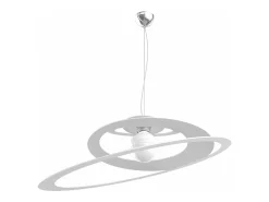 Bungee Sospensione D.70 Cm. 1 Luce Bianco Blanco